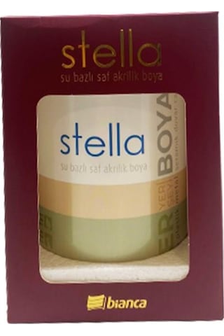Bianca Stella Su Bazlı Saf Akrilik Boya 0,50 Lt. Beyaz