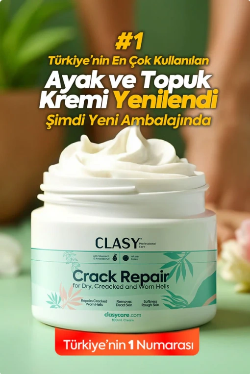 Clasy Onarıcı Ayak ve Topuk Kremi 100 ML