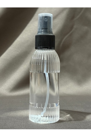 50 Adet 100 Ml Ayd91 Dezenfektan Kolonya Parfüm Hediyelik Nikah Nişan Düğün İçin Boş Plastik Şişe Siyah Sprey Başlık