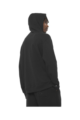 Salomon Salomon Sal Logo Perf Hoodie Erkek Siyah Sweatshirt 27412 Siyah