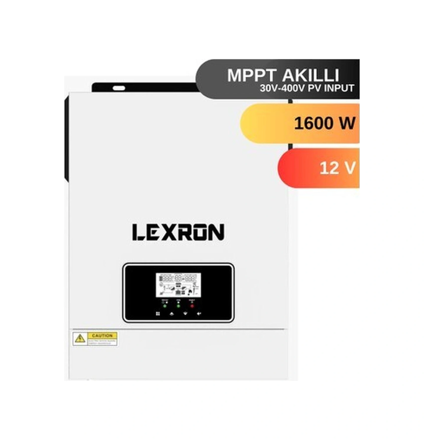 Lexron 1.6kw Mppt 12v Tam Sinüs Akıllı İnverter 40-450v Pv Yüksek Voltaj