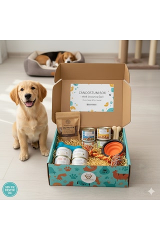 Candostumbox Köpek Hediye Kutusu Köpekler İçin Oyuncak, Atıştır Candostumbox Köpek Hediye Kutusu Köpekler İçin Oyuncak, Atıştır