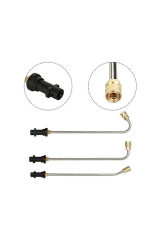 Reedark Karcher K2-k7 Basınçlı Yıkayıcı Uzatma Çubuğu - 4000psı Paslanmaz Çelik 30 Derece
