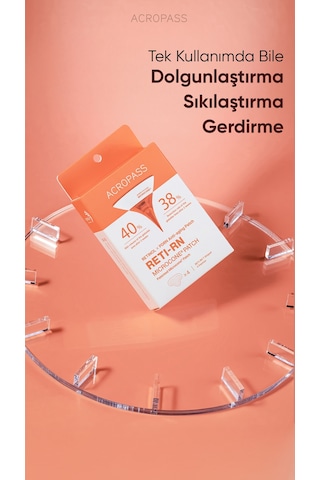 Retinol Ve Pdrn Mikro İğneli Alın Çizgisi Bandı Reti-rn Microcone Patch T Type 4 Lü