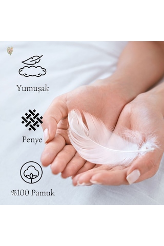 Strausshome Premium Yuvarlak Lastikli Çarşaf 220x220 - 200x200cm %100 Pamuk Oeko Tex Haki / Yeşil