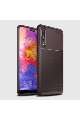 Huawei P20 Pro Kılıf Koruyucu Tasarim Negro Silikon Kapak