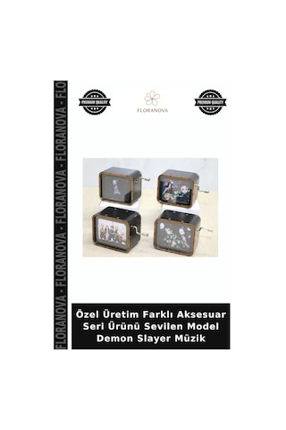 Özel Üretim Farklı Aksesuar Seri Ürünü Sevilen Model Demon Slayer Müzik