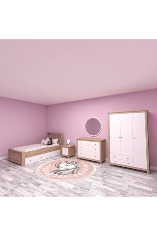 Honey Genç Odası Takımı Mdf Sis Gri