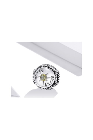 S925 Ayar Gümüş On İki Takımyıldızı Zirkon Boncuk Dıy Bilezik Kolye Aksesuarları, Stil: Başak Çok Renkli