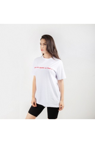 Gisele Kadın Beyaz T-Shirt Beyaz