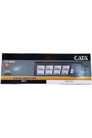 Cata 4642 300w Solar Sokak Armatürü