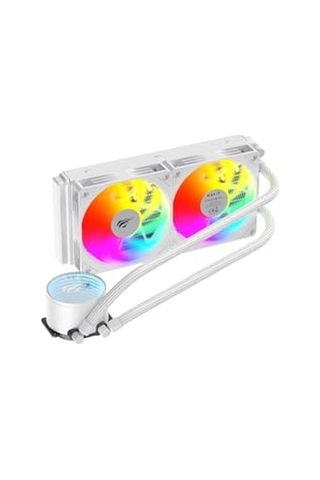 F2001 240mm Işlemci Sıvı Soğutucu Beyaz - Am5 Ve Intel Lga1700 Uyumlu