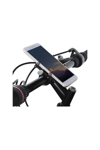 GUB AL6063 CNC G-85 Kr01 Bisiklet Motorsiklet Gidon Metal Vidalı Siyah Telefon Tutucu