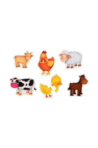 +1 Yaş Çiftlik Hayvanları Puzzle (Eolo)