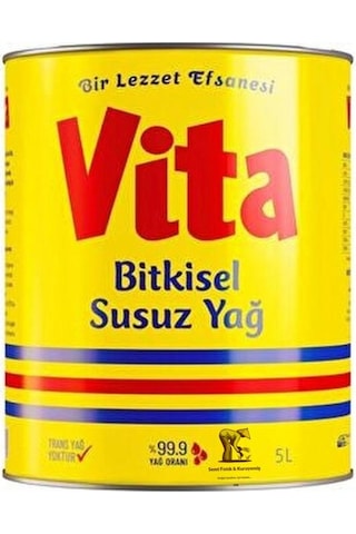 VİTA BİTKİSEL MARGARİN 5 LT VİTA BİTKİSEL MARGARİN 5 LT
