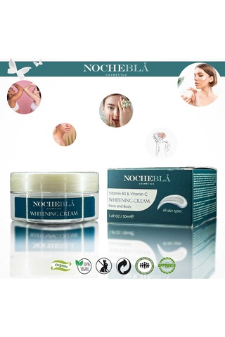 Nochebla Vegan Beyazlatıcı Yüz ve Vücut Kremi 50 ML
