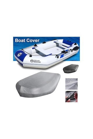 Diğer 270 165 46cm 210d Oxford Kumaş V Şekli Deniz Tekne Örtüsü - Su Geçirmez Şişme Bot Örtüsü Gri-çok Renkli Çok Renkli
