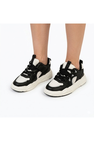 Pico Kids Jacop Siyah Beyaz Erkek Çocuk Spor Ayakkabı SİYAH-BEYAZ