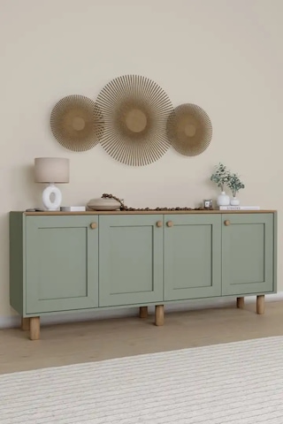 Bohem Serisi Natura Konsol - Yeşil Yeşil