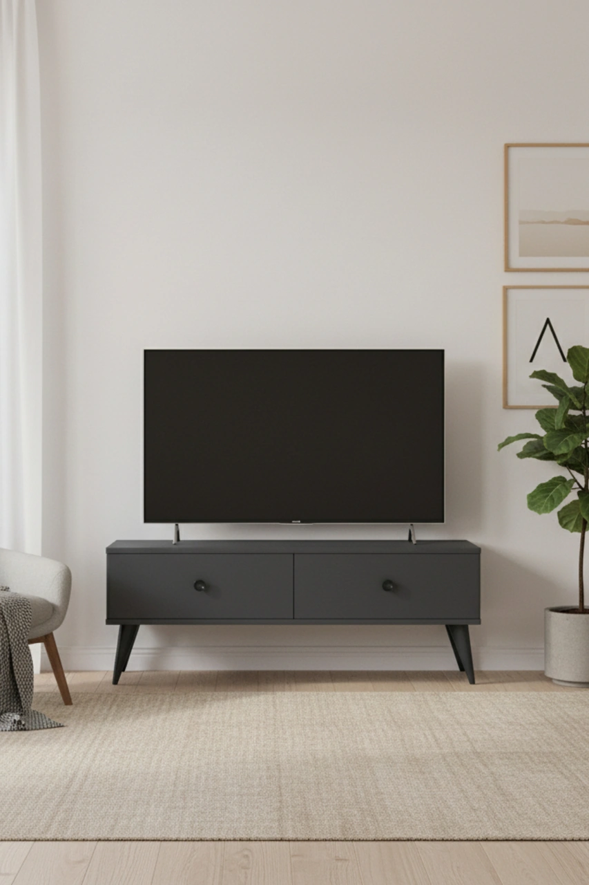Tsa1202a - Mona Tv Stand Antrasit 120cm Antrasit
