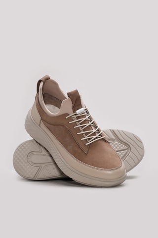 Fast Step Hakiki Deri Erkek Casual Ayakkabı 166ma1003 Kum