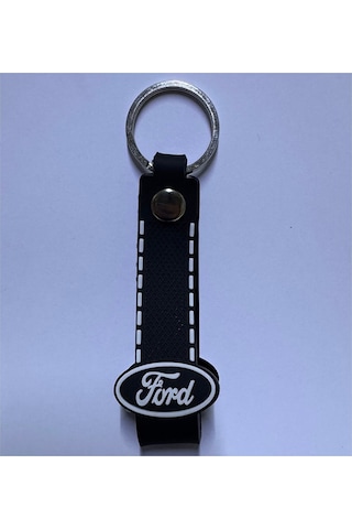 Förd Tourneo Connect İle Uyumlu Logolu Alüminyum Sibop Kapağı Ve Silikon Anahtarlık