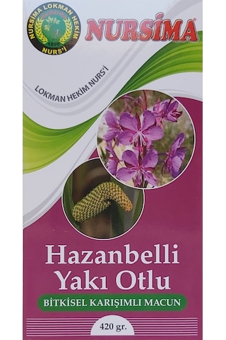 Nursima Hazanbelli Yakıotlu Bitkisel Karışımlı Macun 420 G