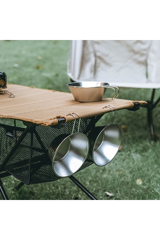 4 Adet 310ml Sierra Bardak Saklama Çantası Ile Taşınabilir Y18525br Kahverengi