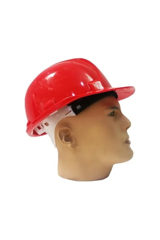 Essafe Baret Kırmızı Enseden Ayarlı Baret - Ce Belgeli - En 397 - Ge 1538