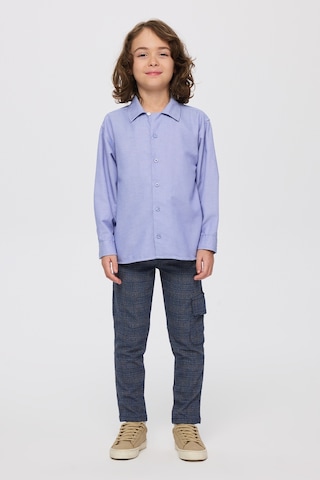 Panço Erkek Çocuk Mavi Oxford Gömlek 2421BK06004