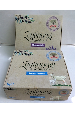 Karakılıç Doğal El Yapımı Lavantalı + Keçi Sütlü Zeytinyağı Sabunu 1 KG 2'li