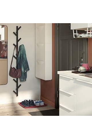 Ikea Baggmuck Ayakkabı Tepsisi, Kırmızı, 71x35 Cm