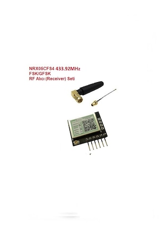 433.92mhz Fsk/gfsk Rf Alıcı Seti Nrx05cfs4-set 433.92mhz Fsk/gfsk Rf Alıcı Seti Nrx05cfs4-set