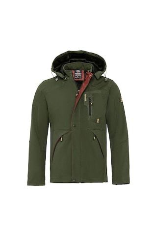 Famoda Kürklü Su Ve Rüzgar Geçirmez Softshell Kışlık Erkek Mont Haki