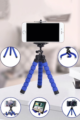 Sünger Ayaklı Akrobat Tripod 26 Cm Telefon Tutucu Tripod Tiktok Youtuber Yayıncı Çekim Ayağı