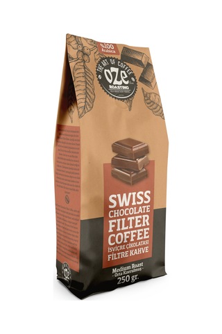 Oze Çikolata Aromalı Filtre Kahve 2 x 250 G Makine Kağıt Filtre Metal Filtre