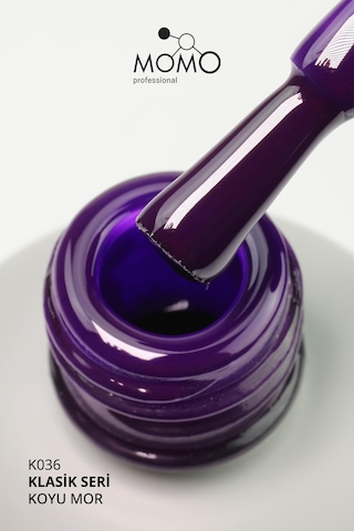 Momo Professional Kalıcı Oje K036 Koyu Mor 4 Ml