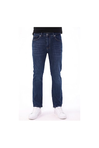 Blayn Jeans Erkek Mavi Diz İzi Yapmayan Pamuklu Esnek Denim Jean Kot Pantolon Regular Kalıp Kobalt
