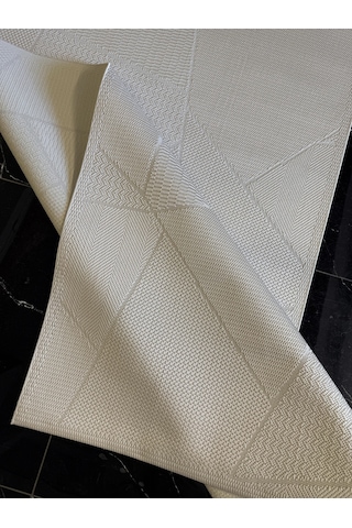 Eko Mono Mno Lux 01 Vizon Hav Toz Vermez Kaymaz Tabanlı Şık Kilim Krem