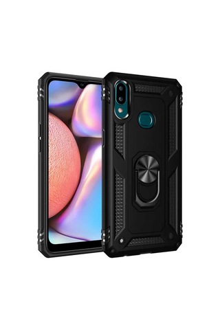 Samsung Galaxy Uyumlu A10S Kılıf Zore Vega Kapak-Siyah