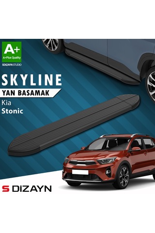 S-dizayn Kia Stonic Skyline Siyah Yan Basamak 173 Cm 2017 Üzeri A+ Kalite