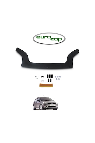 Eurocap Ford Fiesta Ön Kaput Koruyucu Rüzgarlık Abs 2002-2008