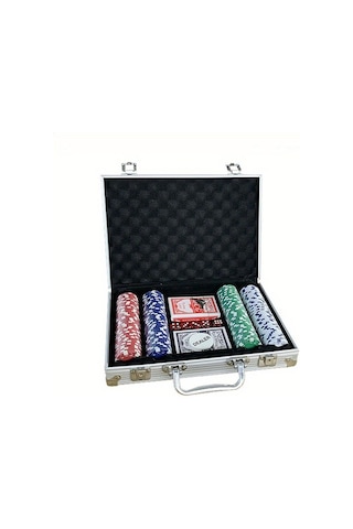 200 Adet Boyzhood Poker Chips Poker Seti Alüminyum Seyahat Çantası İle, Texas Holdem Blackjack Kumar İçin Gram Poker Chips Seti