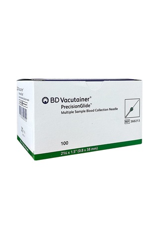 Bd Vacutainer Kan Alma İğne Ucu Yeşil 21G*1.5 (0.8*38 Mm) 100 Lü