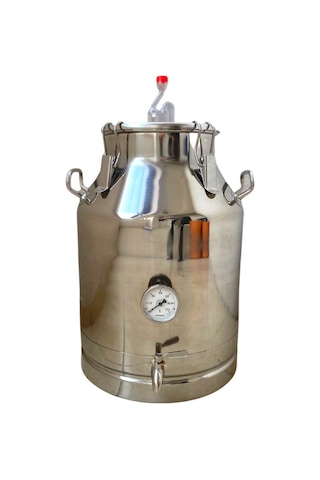 30Lt Paslanmaz Fermenter (Fermantasyon Kazanı)