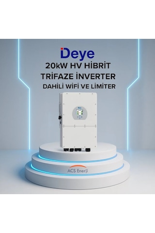 Lexron Deye 20kw Hibrit Trifaze İnvertör Hv