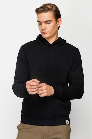 Igs İgs Erkek Siyah Standart Kapşonlu Sweatshirt Siyah
