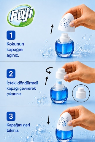 Ilgaz Fuji Okyanus Esintili Araç, Wc, Oda Ve Ortam Kokusu 100 Ml Aqua Drift Kalıcı Kavanoz Koku