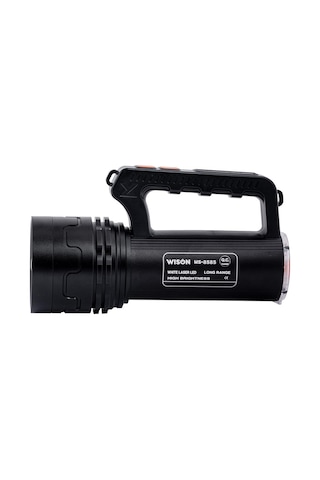 Şarj Edilebilir Zoomlu El Feneri - Wison - 5500 Lümen - 55 Watt Bakır
