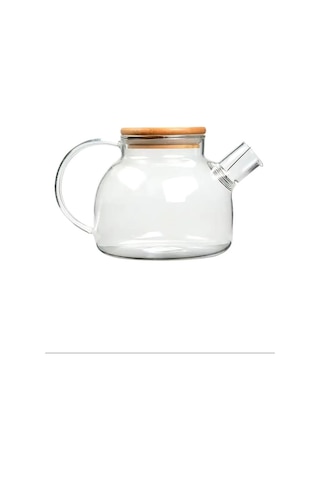 Hubrendy Tedarik Bambu Kapaklı Borosilikat Cam Demlik 1000ml Royaleks-cm-2000 Diğer